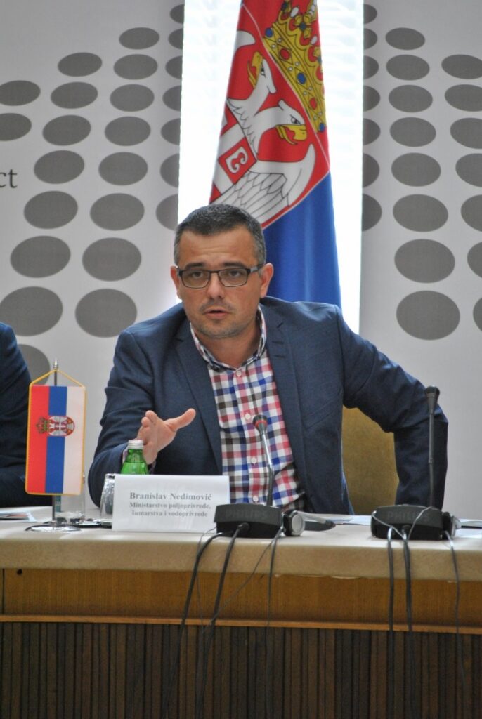 Ilustracija: Ministar poljoprivrede, šumarstva i vodoprivrede Branislav Nedimović